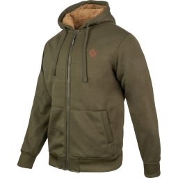 Mikina Yakka s kožíškem na zip s kapucí ZELENÁ vel. 3XL
