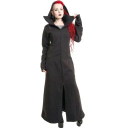 kabát dámský POIZEN INDUSTRIES - Raven - Black - J-RAVEN-B