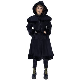 kabát dámský POIZEN INDUSTRIES - HILDA - BLACK - J-HILDA-B