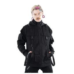 bunda pánská CHEMICAL BLACK - CICERO - BLACK - J-CCROM-B