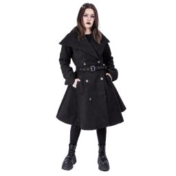 kabát dámský ROCKABELLA - EVANORA - BLACK - J-EVANORA