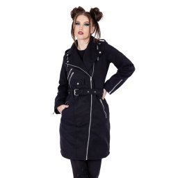 kabát dámský VIXXSIN - LOUELLA - BLACK - J-LELLA-B