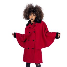 kabát dámský ROCKABELLA - JOILETTE - RED - J-JOLIETTE-R