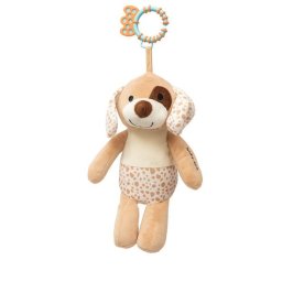 Plyšová hračka Baby Mix pejsek hnědý