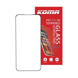 KOMA Tvrzené sklo Full Cover pro Samsung S22, zaoblení 3D, tvrdost 9H