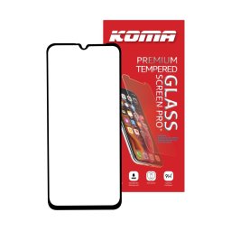 KOMA Tvrzené sklo Full Cover pro Samsung M23 5G, zaoblení 3D, tvrdost 9H