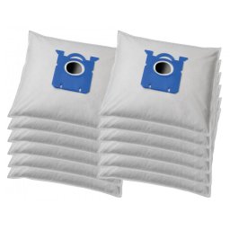 KOMA SB01PL - Sada 12 ks sáčků do vysavače Electrolux Universal Bag s plastovým čelem - kompatibilní se sáčky typu S-BAG