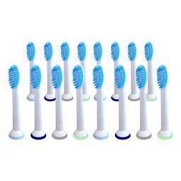 KOMA Sada 16 ks náhradních certifikovaných hlavic NK04 ke kartáčkům Philips Sonicare SENSITIVE HX614X