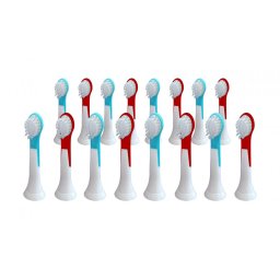 KOMA Sada 16 ks náhradních certifikovaných hlavic NK03 ke kartáčkům Philips Sonicare FOR KIDS HX6034