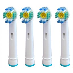 KOMA Certifikované náhradní hlavice NK07 ke kartáčkům Braun Oral-B 3D WHITE, 4ks