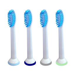 KOMA Certifikované náhradní hlavice NK04 ke kartáčkům Philips Sonicare SENSITIVE HX614X, 4ks