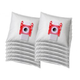 KOMA BS67G - Sada 12ks sáčků do vysavače Bosch Typ G ALL, textilní s plastovým čelem