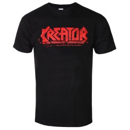 tričko pánské Kreator - Krushers of The World Logo - Black - 51845100