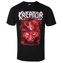 tričko pánské Kreator - Krushers of the World Demon Head B2B - Black - 51849000