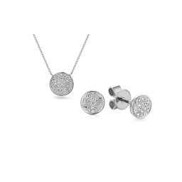 Sada z bílého zlata s diamanty Nathalie IZBR526AS