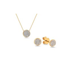Zlatá souprava s diamanty 0,160 ct Atia IZBR526S