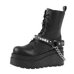 obojek (postroj na botu) Pyramids Chains Boot Strap - LSF3 11