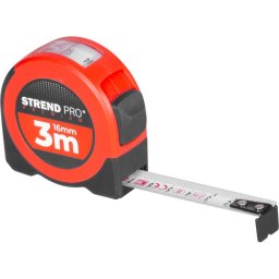 Strend Pro Svinovací metr 3 m x 16 mm Premium RW3016W, s okénkem 2161026