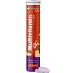 FutuNatura KIDS Multivitamíny pro děti – šumivé tablety, 20 šumivých tablet