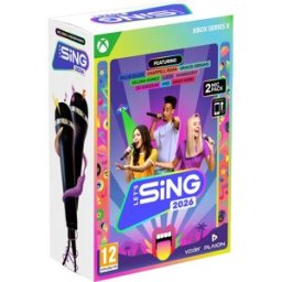 Plaion Lets Sing 2026 + 2 mikrofony - Xbox Series X