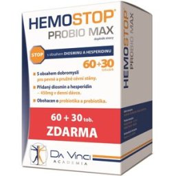 Hemostop Probio MAX Da Vinci Academia 60+30 tobolek