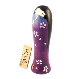 Japonská panenka Kokeshi Hananomichi 19,5 cm