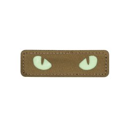 101INC nášivka CAT EYES velcro COYOTE - GLOW IN THE DARK