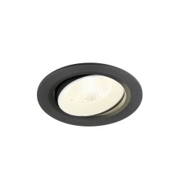BIG WHITE SLV NUMINOS MOVE L Stropní vestavné svítidlo, 4000 K, 40°, IP20, kulaté, černé / bílé 1009850