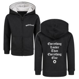 mikina dětská Motörhead - Everything Louder... - Black/White - METAL-KIDS - 472.39.8.7