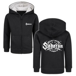 mikina dětská Sabaton - Crest - Black/White - METAL-KIDS - 819.39.8.7