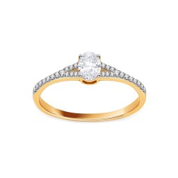 Briliantový prsten Joyce s lab-grown diamanty, žluté zlato 14K IZLG1499