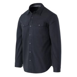 Košile COVERT dlouhý rukáv WASHED BLACK vel. L