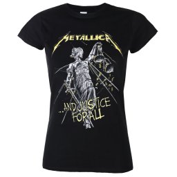 tričko dámské METALLICA - AND JUSTICE FOR ALL TRACKS - BLACK - PLASTIC HEAD - PHDMTLGSBAND