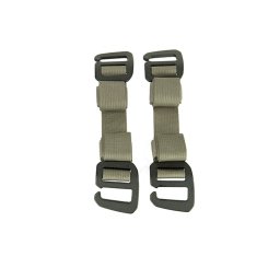 EBERLESTOCK pásek HOOK UP 2 ks MILITARY GREEN