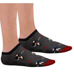 ponožky AC/DC - Angus Young Low - SOCK AFFAIRS - SS-ACDC-Angus-Low-Socks