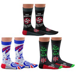 dárková krabička (ponožky set 3 párů) Dead Kennedys - SOCK AFFAIRS - SS-DK-Pack-FAB