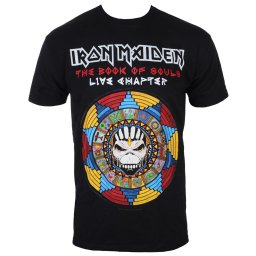 tričko pánské Iron Maiden - BOS Live - Black - ROCK OFF - IMTEE69MB