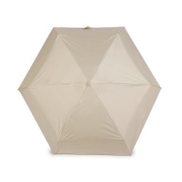 Skládací mini deštník s pevným pouzdrem, barva 8 béžová světlá