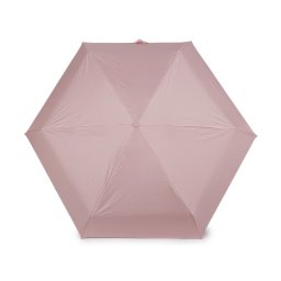 Skládací mini deštník s pevným pouzdrem, barva 9 růžová sv.