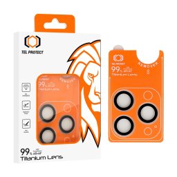 Tel Protect Titanium Lens 99% AR Ochrana objektivů iPhone 16 Pro Max / 16 Pro - čirá