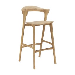 Ethnicraft designové barové židle Bok Bar Stool (výška sedáku 67 cm)