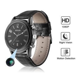Hodiny na ruku s kamerou FULL HD + IR LED noční vidění + vnitřní paměť až 32GB