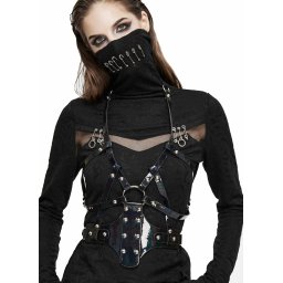 postroj DEVIL FASHION - Punk fantasy thick leather - AS071