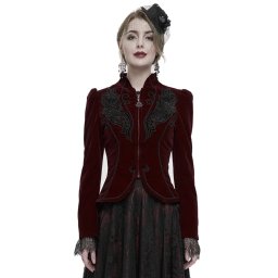kabátek dámský DEVIL FASHION - VAMPIRE'S DESIRE RED - CT19302