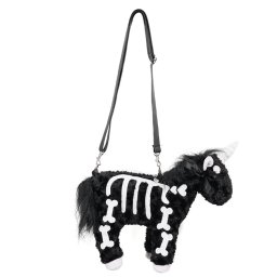 kabelka (taška) DEVIL FASHION - Women's Punk Zebra Fluffy - AS132