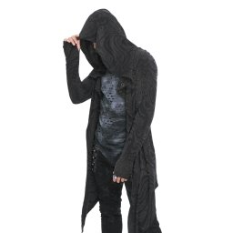 svetr pánský (cardigan) DEVIL FASHION - Dark punk - CT21801