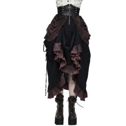 sukně dámská DEVIL FASHION - Steampunk Half - SKT094