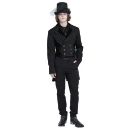 kabát pánský DEVIL FASHION - Black Gothic - CT17401
