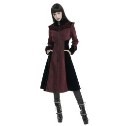 kabát dámský DEVIL FASHION - Black and Red - CT20502