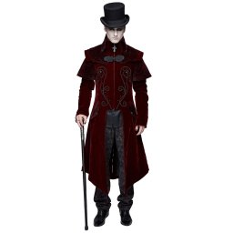 kabát pánský DEVIL FASHION - Red Gothic - CT13402